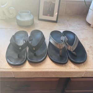 Gray Sandals Flip Flops for Casual Wear